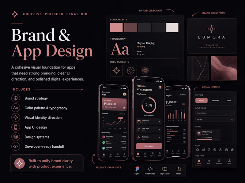 Cover image for Brand & App Design
