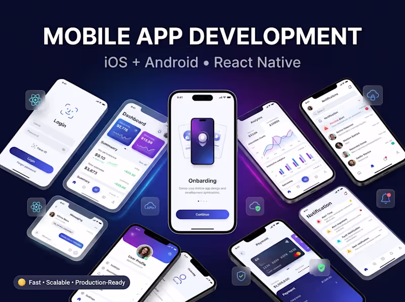 Cover image for Cross-Platform Mobile App Development for iOS & Android