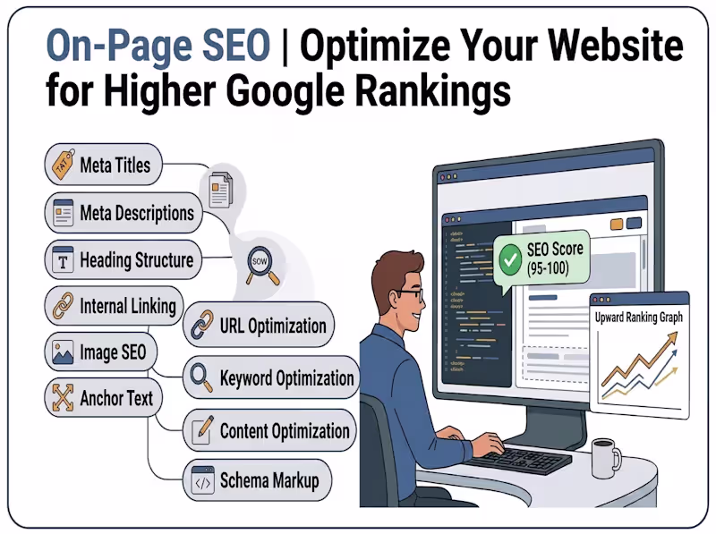 Cover image for On-Page SEO | Optimize Your Website for Higher Google Rankings