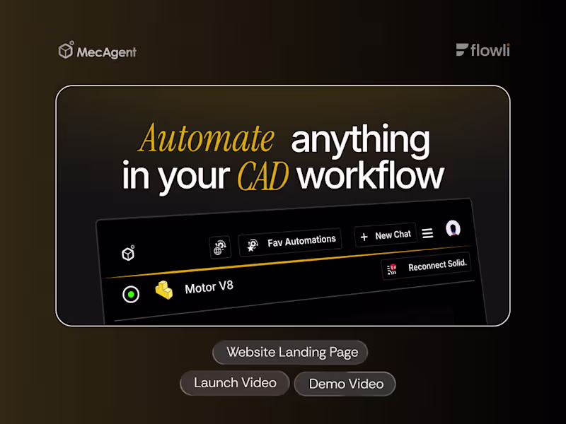 Cover image for Startup Demo Video -Motion-Driven Product Walkthrough