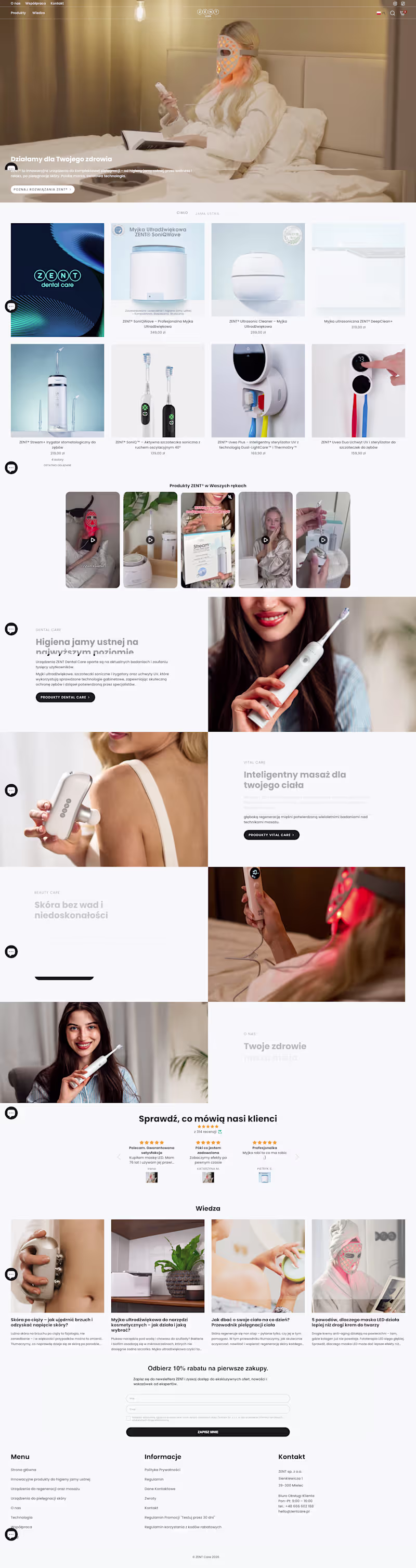 Cover image for ZENT® – Innowacyjne Technologie dla