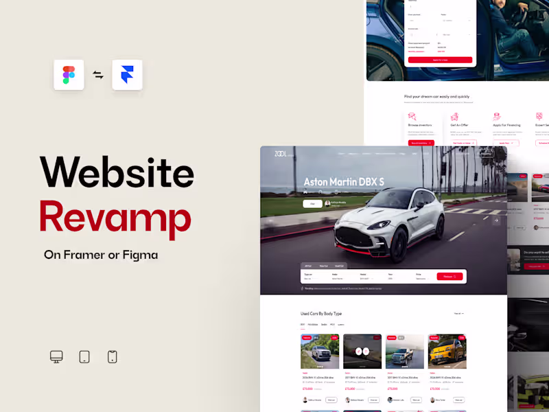 Cover image for Framer Website Revamp & Redesign