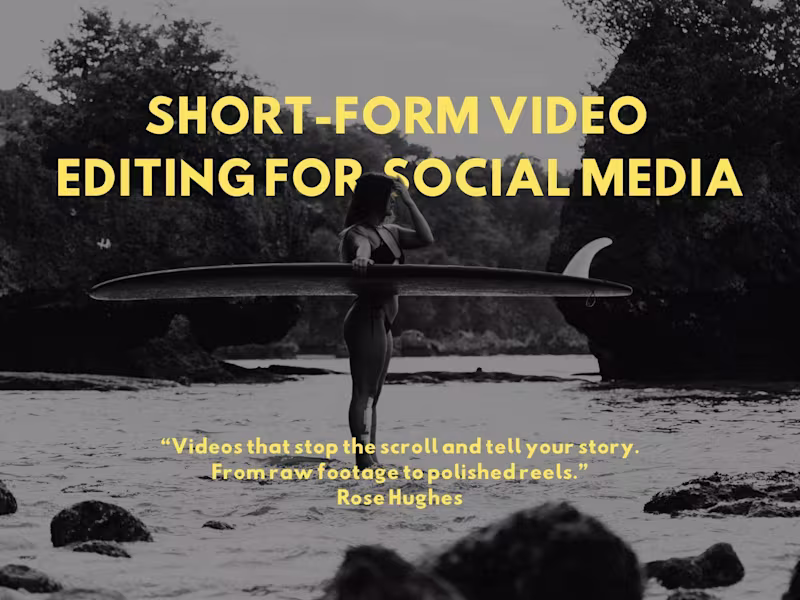Cover image for Short-Form Video Editing for Social Media
