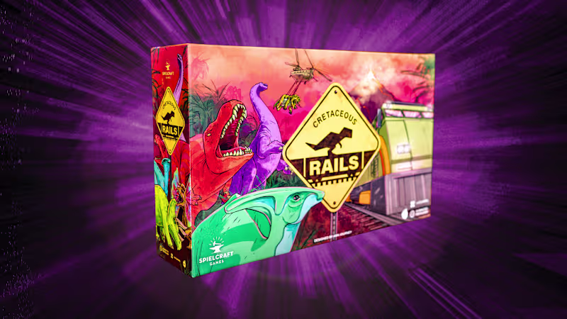 Cover image for Product Photography for Cretaceous Rails Board Game
