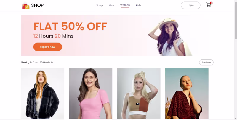 Cover image for Clothing Store | Ecommerce
My role: