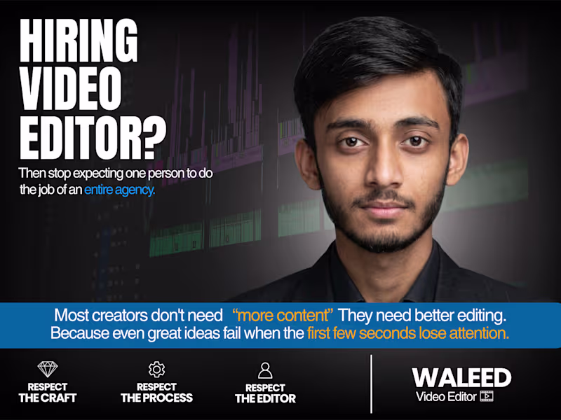 Cover image for Video Editing | Motion Graphics