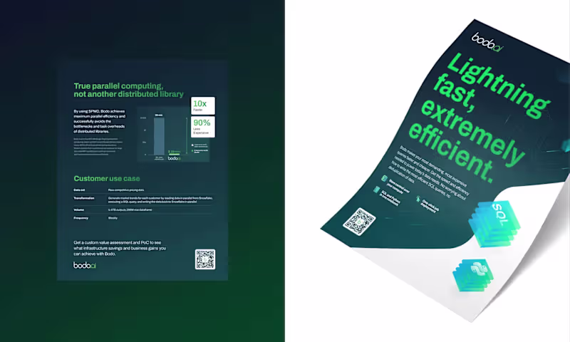 Cover image for Client: Bodo.ai 

Project: Bodo.ai helps