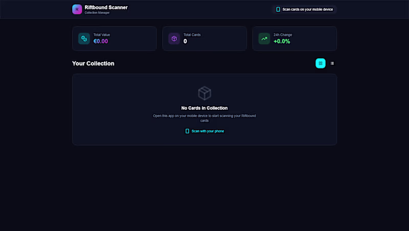 Cover image for Riftbound Scanner – AI-Powered Card