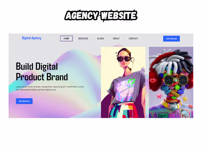 Cover image for Creative Agency Website Design