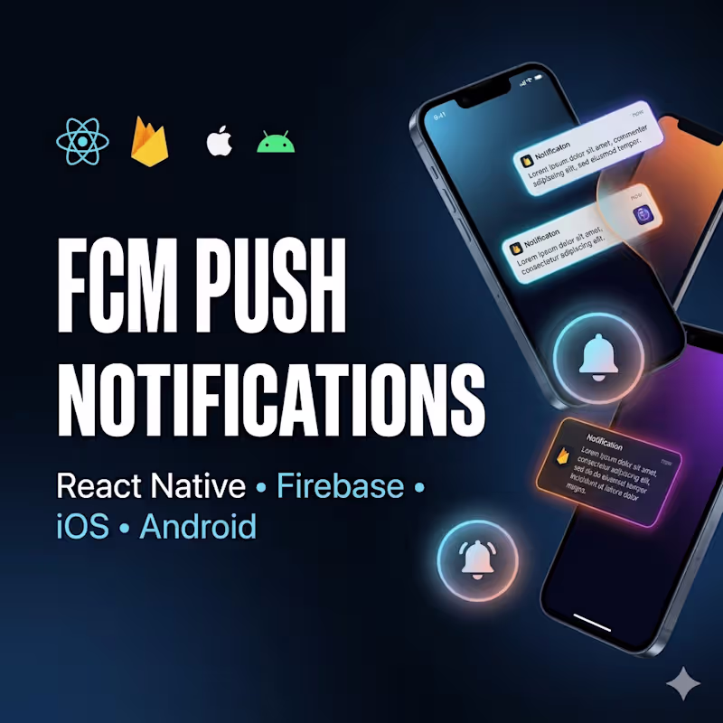 Cover image for Integrate Firebase FCM Push Notifications for React Native Apps