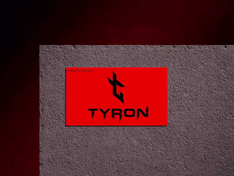 Cover image for TYRON — Logo Design
TYRON is