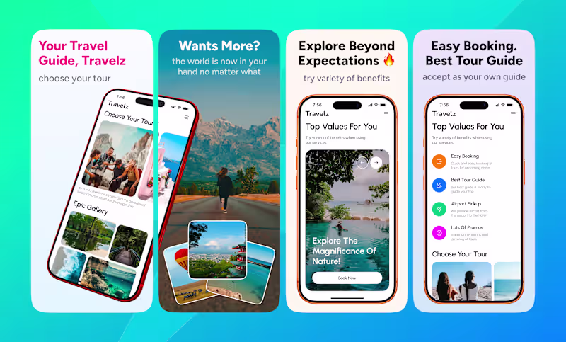 Cover image for App store screenshots design with