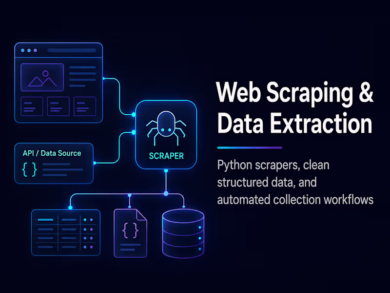 Cover image for Build a Web Scraping & Data Extraction Pipeline