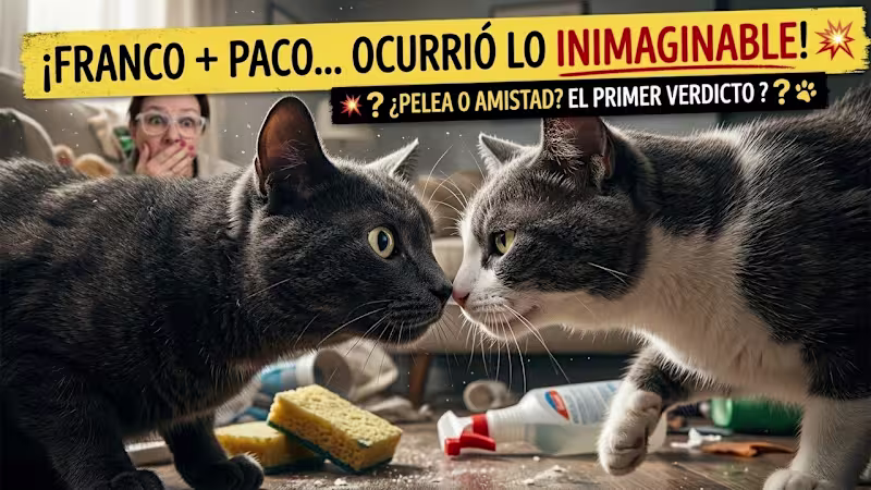 Cover image for House cleaning and Franco meets Paco 🐾 Will they become friend…