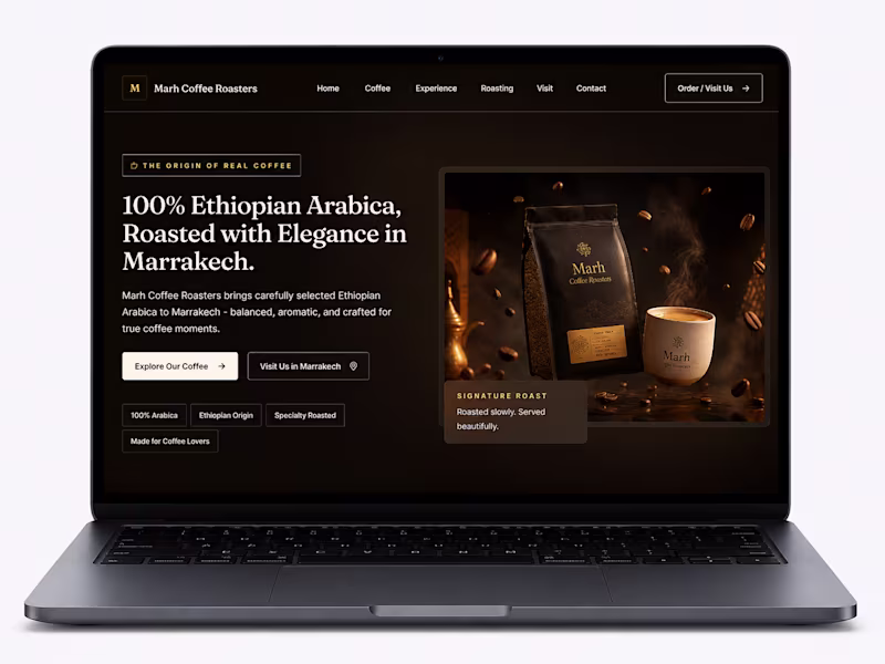 Cover image for Marh Coffee Roasters is a