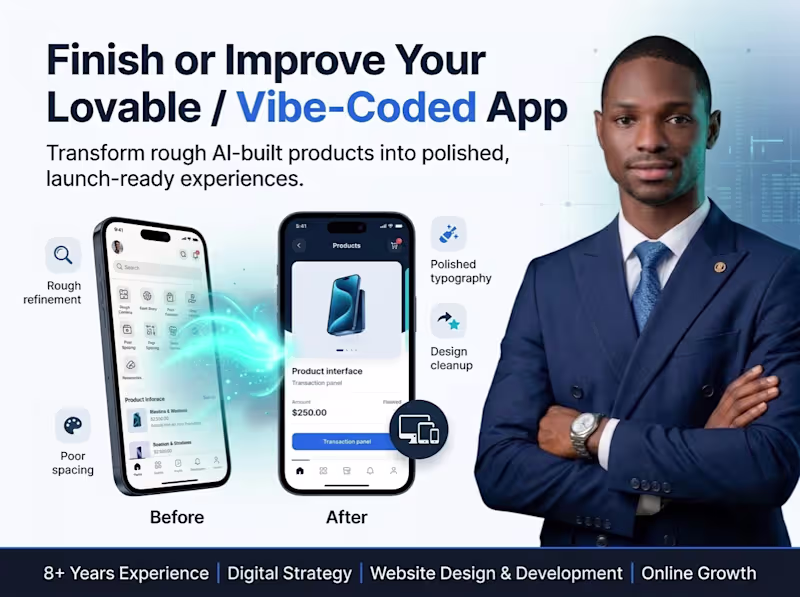 Cover image for Finish or Improve Your Lovable / Vibe-Coded App