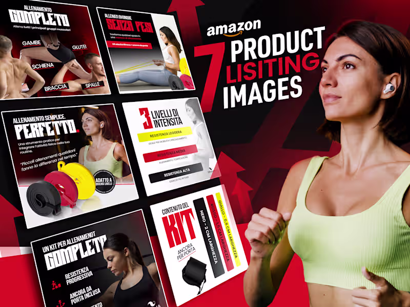 Cover image for Amazon Product Listing Design – Fitness