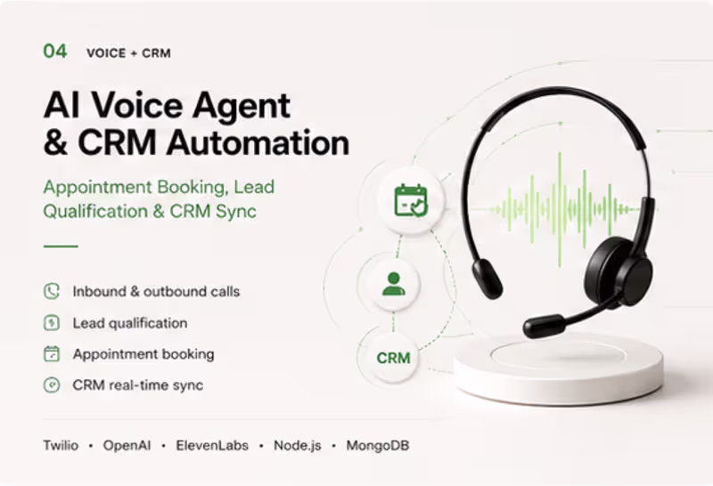 Cover image for AI Voice Agent | Inbound,