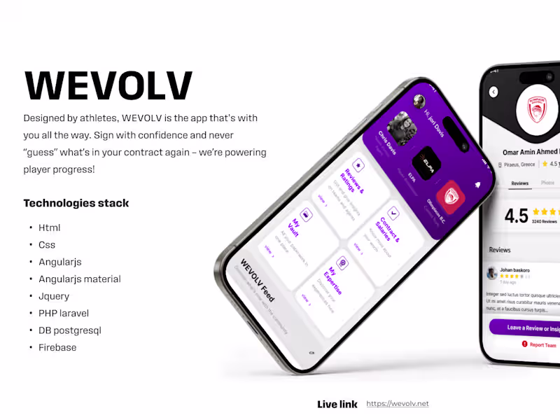 Cover image for WeVolv