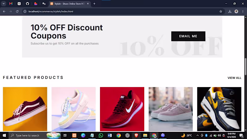 Cover image for Stylish Ecommerce Store
Modern ecommerce storefront