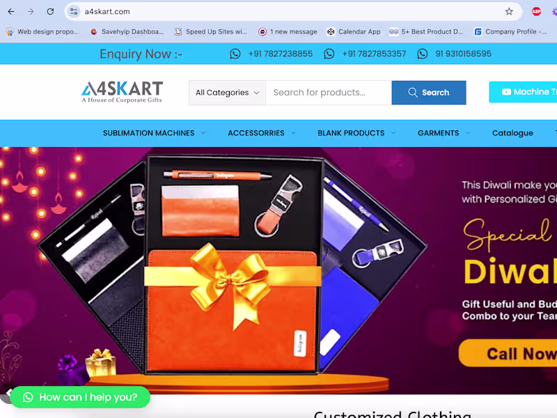 Cover image for Wordpress E-commerce website development