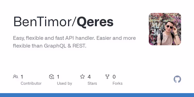 Cover image for Qeres - The easiest and most flexible way to create APIs