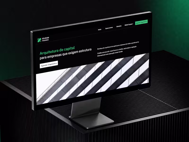 Cover image for Solidum Finance - Website