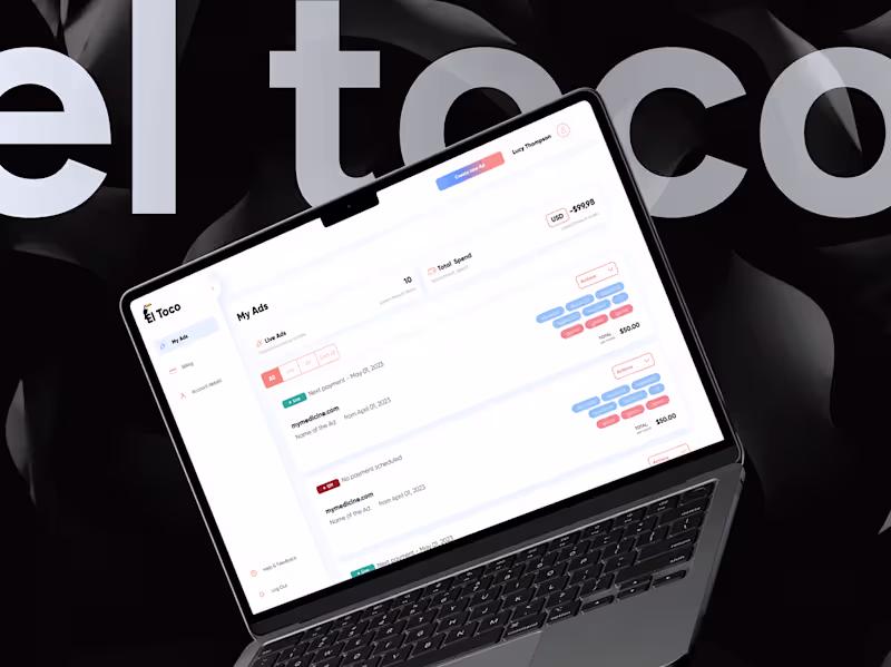 Cover image for El Toco Ads - Advertising Platform 