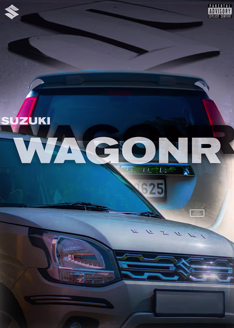 Cover image for Suzuki WagonR Poster Design