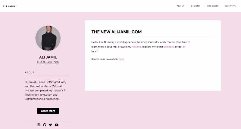 Cover image for For my third project, I’m sharing my open-source portfolio w...