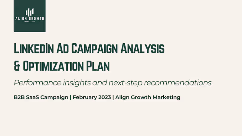 Cover image for Developed a LinkedIn paid ad