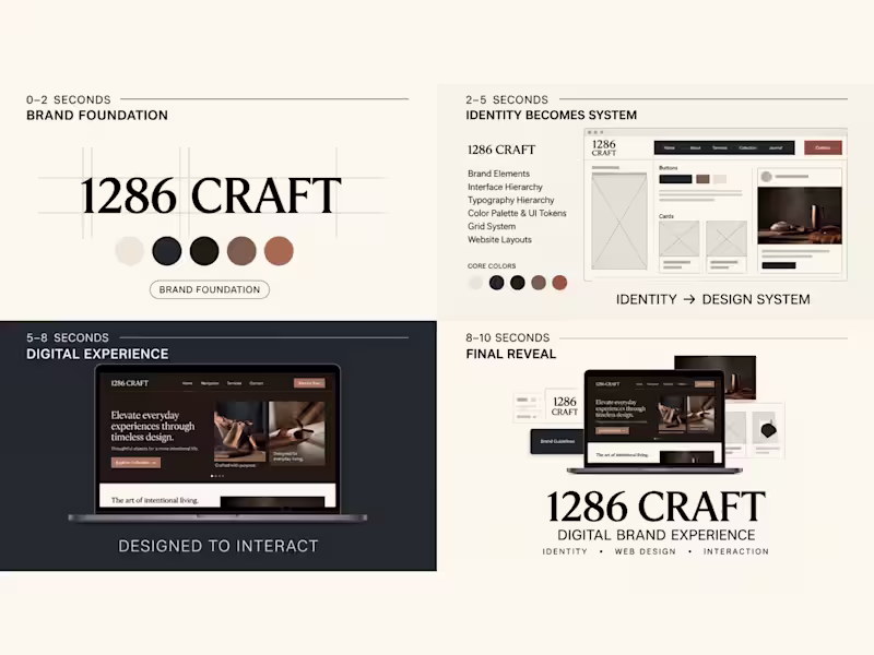 Cover image for 1286 CRAFT — Digital Brand Experience