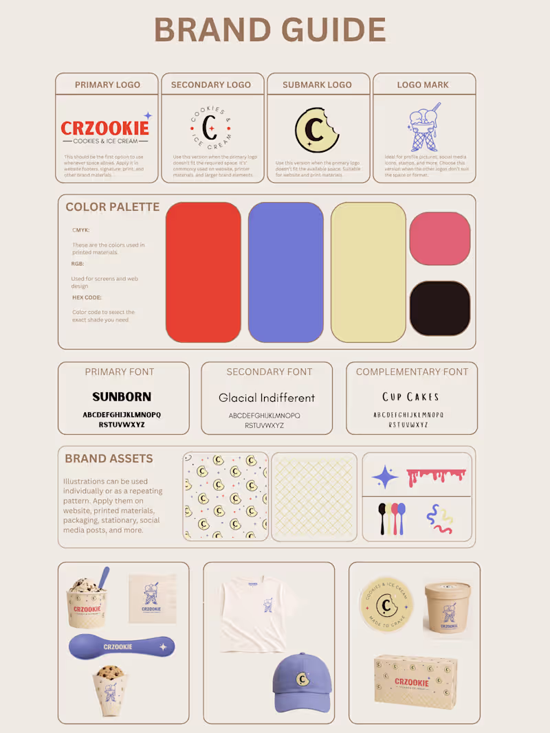 Cover image for Crzookie Rebrand | Brand Guide