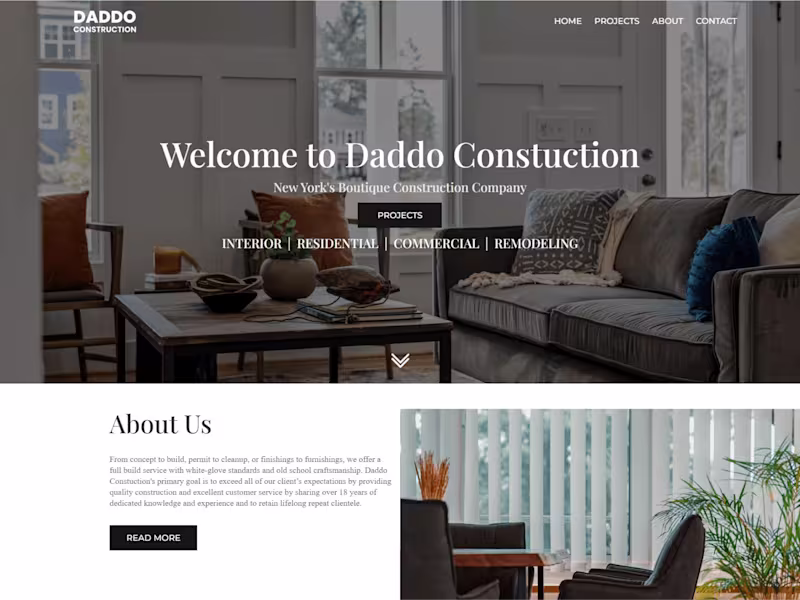 Cover image for Daddo Constuction