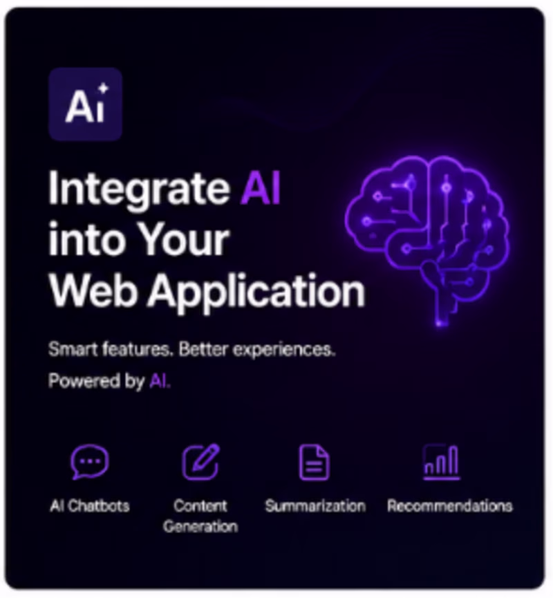 Cover image for Integrate AI into Your Web Application