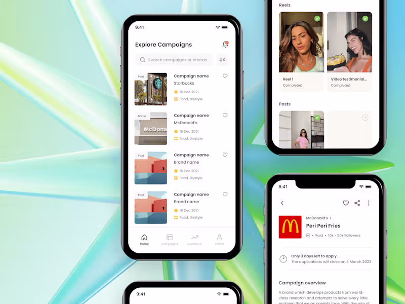 Cover image for Cybees, Influencer Marketing App