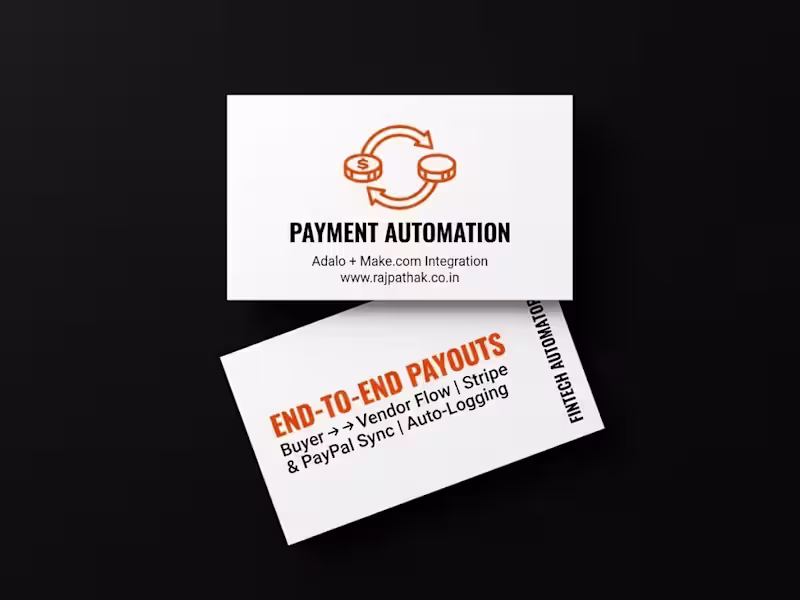 Cover image for Payment Automation System with PayPal & Stripe Integration