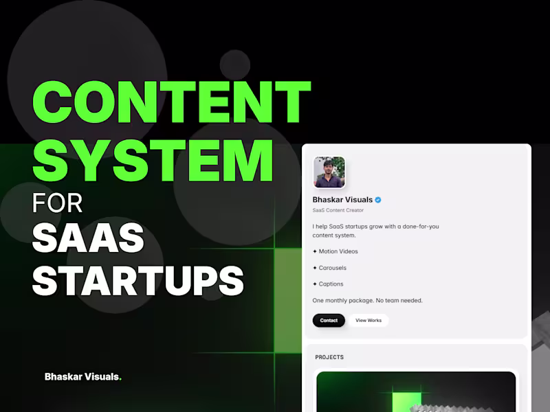 Cover image for Monthly Content System for SaaS Startups