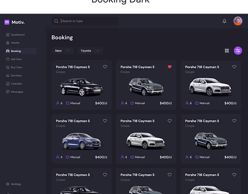 Cover image for Car Dashboard UI Design on Behance