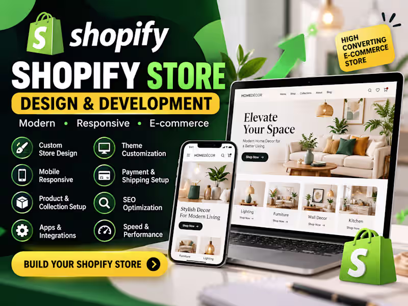 Cover image for Shopify Store Design & Development