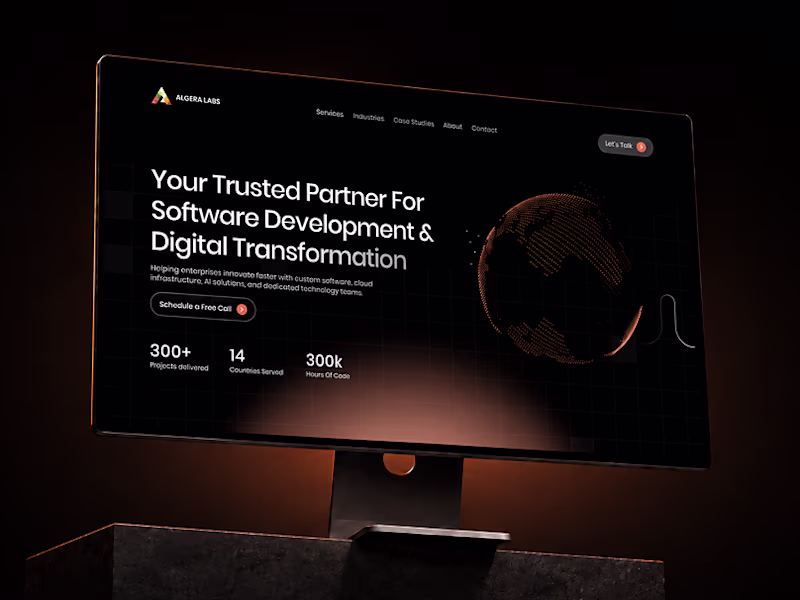 Cover image for B2B Agency Website UI/UX Design for Angel Investors