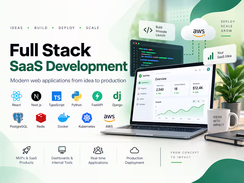 Cover image for Full-Stack SaaS Development