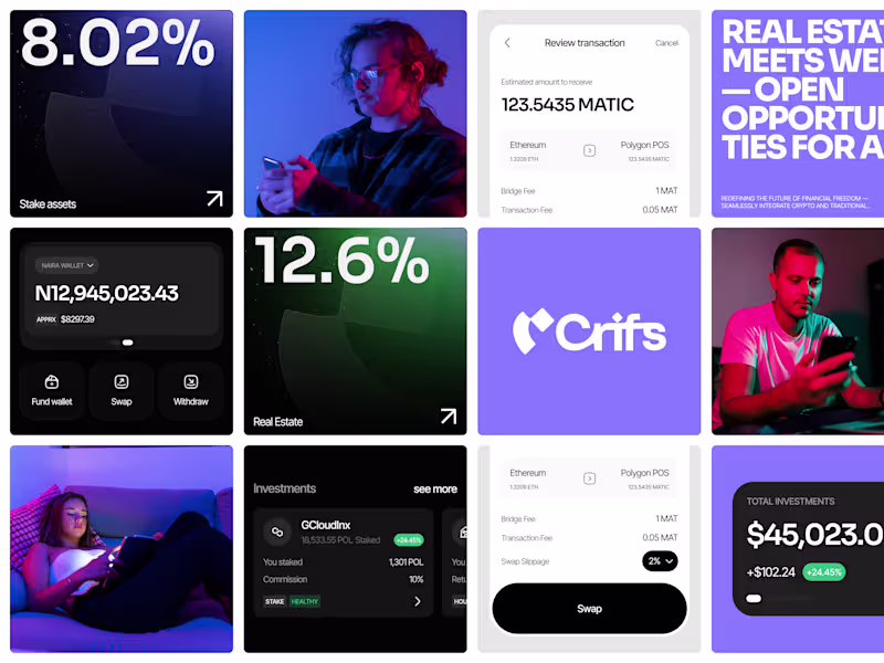 Cover image for Crifs Web3 Brand Identity