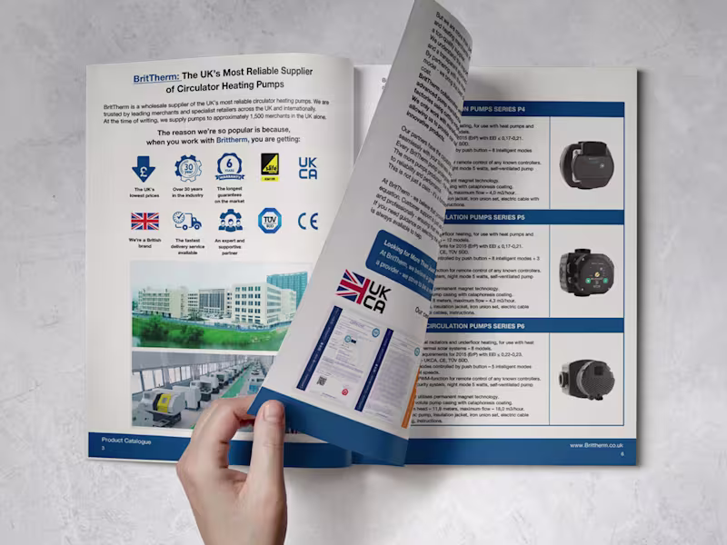 Cover image for B2B Industrial Catalog & Technical Multi-Page Layout