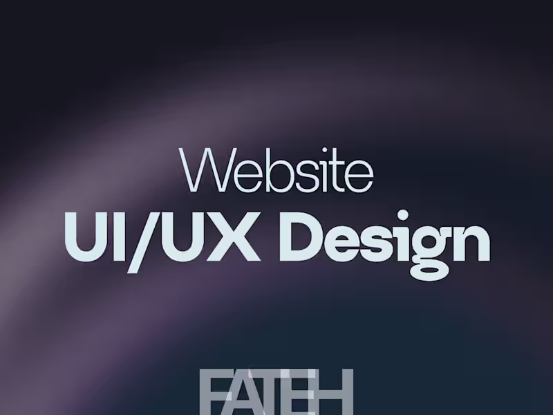 Cover image for Website Design
