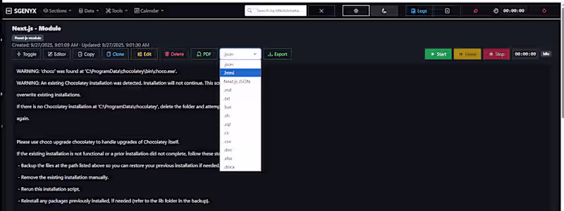 Cover image for Internal document engine for authoring,