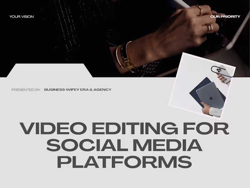 Cover image for Video Production | Long-Form, Short-Form & Social Content