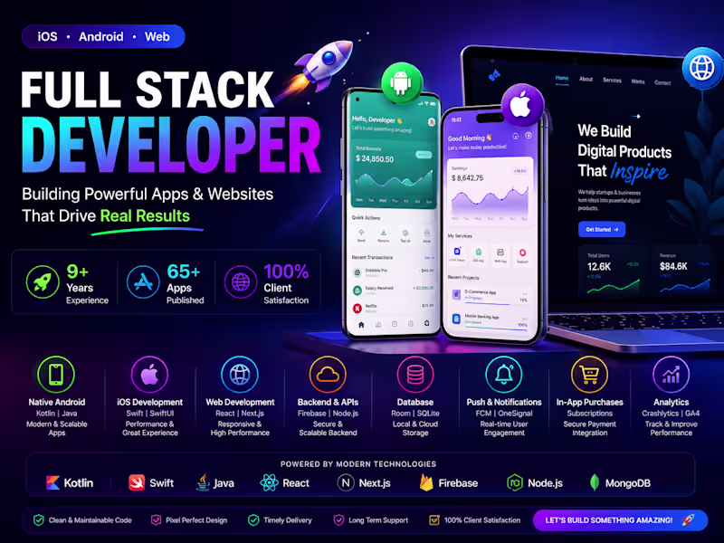 Cover image for Website Development & SaaS
