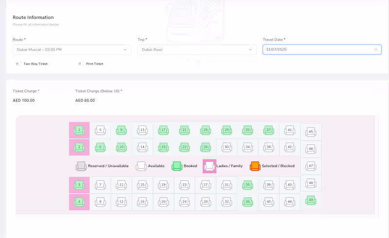 Cover image for Full‑Stack Developer – Transport Booking Portal (Oman <-> UAE)