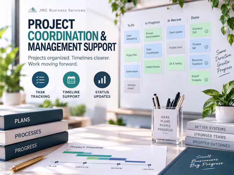 Cover image for Project & Business Operations Support